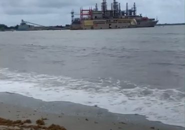 Academia de Ciencias dice barcaza instalada en Azua está en área protegida; condena muerte de peces
