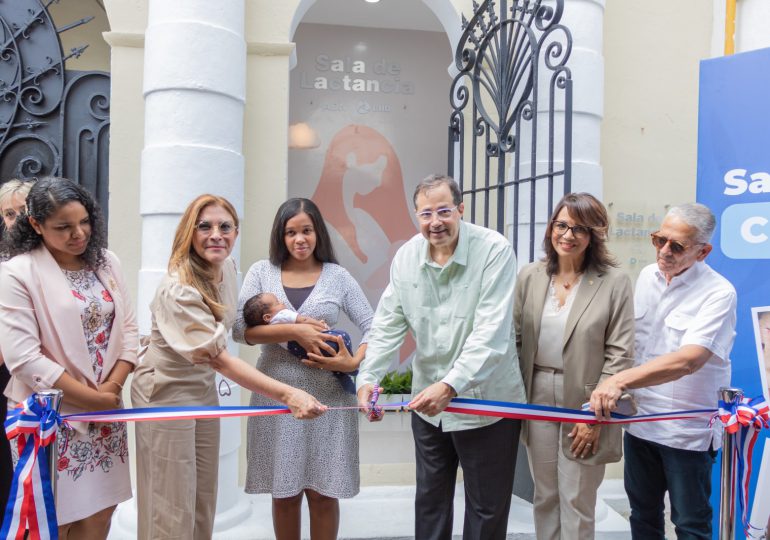 FOTOS | BHD y ADN inauguran primera sala de lactancia en la Ciudad Colonial