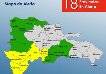 VIDEO | En alerta 18 provincias por lluvias: 6 en amarillo y 12 en verde