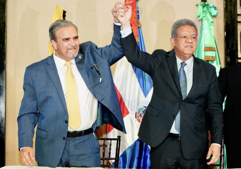 VIDEO | Leonel Fernández formaliza primera alianza electoral para el 2024