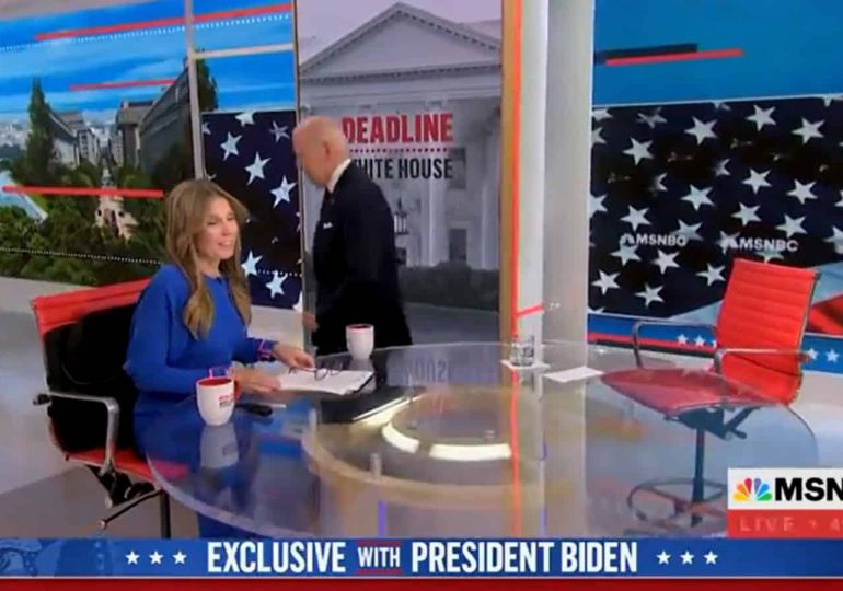 VIDEO | Joe Biden se retira de entrevista en pleno programa en vivo