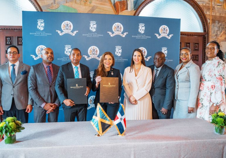 Alcaldía del Distrito Nacional firma acuerdo de hermandad y cooperación con la ciudad de Kingston, Jamaica