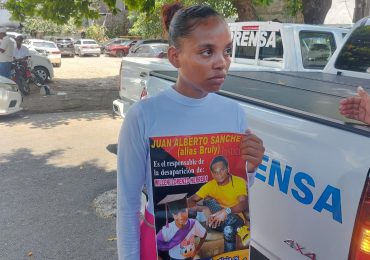 Madre de niña desaparecida en San Cristóbal piden a Abinader ordenar investigar el caso