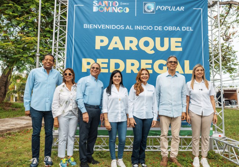 VIDEO | Alcaldía del DN y Banco Popular inician trabajos del parque El Pedregal con una inversión de RD$14.5 millones