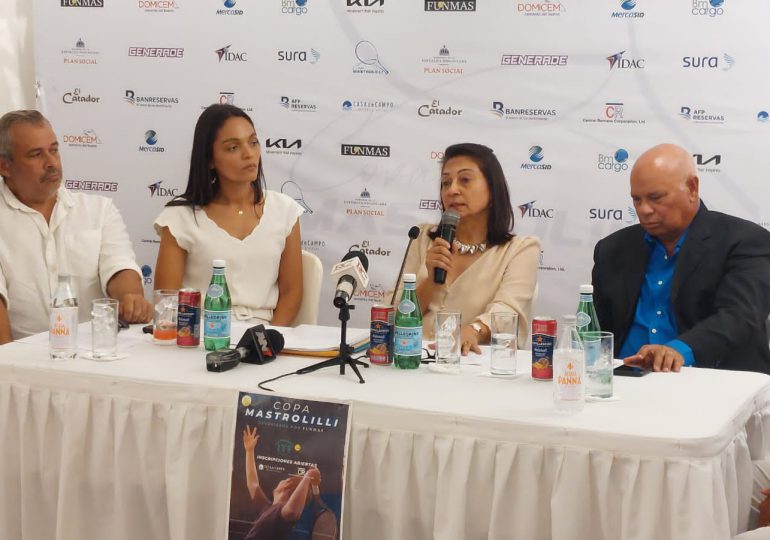 Video|Fundación Mastrolilli anuncia Copa internacional de Tenis