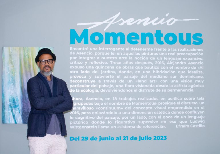 Instituto Cultural Domínico Americano inaugura exposición “Momentous” del artista visual Alejandro Asencio