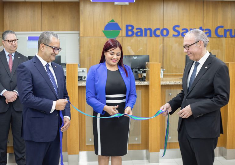 Banco Santa Cruz apertura nuevo centro de negocios en Baní