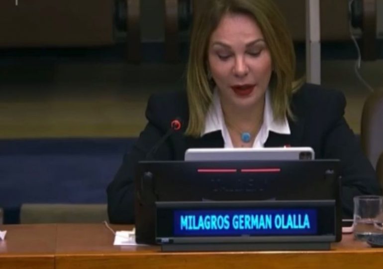 VIDEO | Ministra Milagros Germán destaca la cultura como motor de desarrollo sostenible en la 77°Asamblea General de las Naciones Unidas