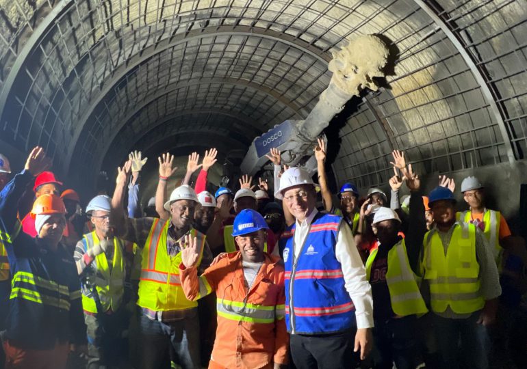 Opret informa nuevos avances en proyecto Metro hacia Los Alcarrizos; excavación en túnel sobrepasa los 400 metros