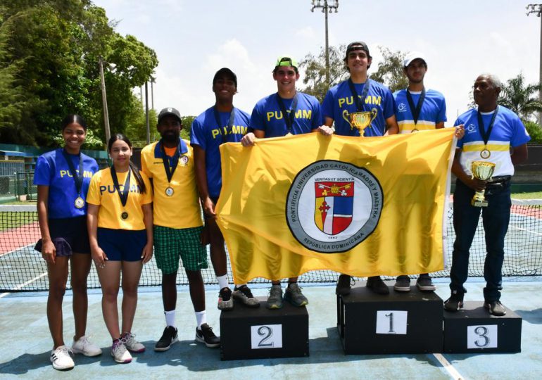 La Pucamaima gana las dos ramas del torneo de tenis del Campeonato Nacional Universitario de Miderec