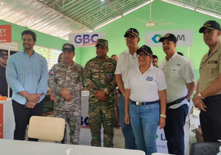 Fundación Raymond Rodríguez, DNCD, Armada RD y Auxiliares Navales llevan jornada de salud gratuita a Palmar de Ocoa