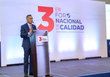 Ministro Joel Santos Echavarría encabeza Tercer Foro Nacional de la Calidad