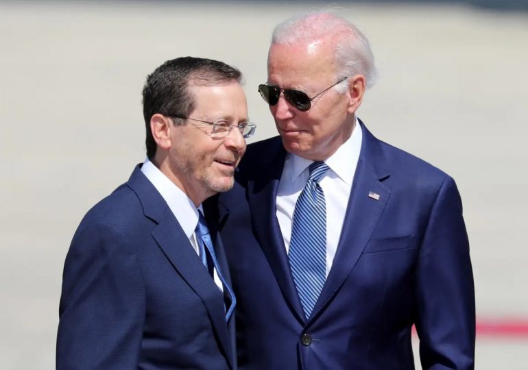 Biden recibirá en Washington al presidente israelí el martes
