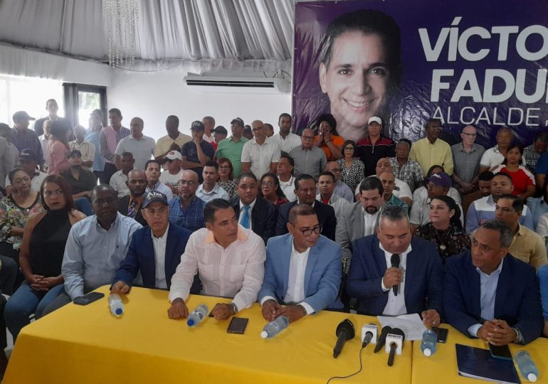 Máxima dirigencia del PLD en Santiago proclama a Víctor Fadul candidato a la alcaldía