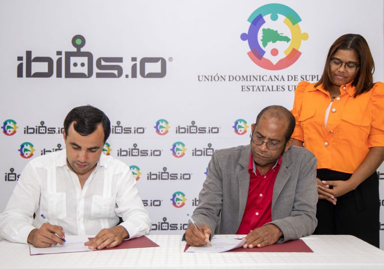 Plataforma para licitaciones "ibiDs.io" y la Unión Dominicana de Suplidores Estatales firman convenio de colaboración