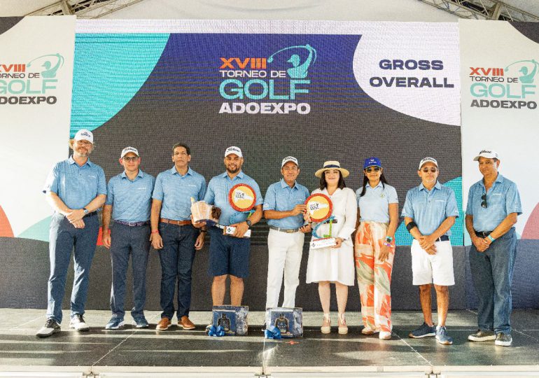 Dúo García-Tejada logra gran copa XVIIItorneo golf Adoexpo