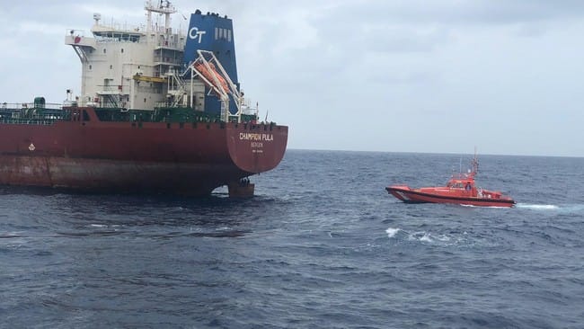 Brasil rescata a cuatro polizones que cruzaron el Atlántico en timón de un barco