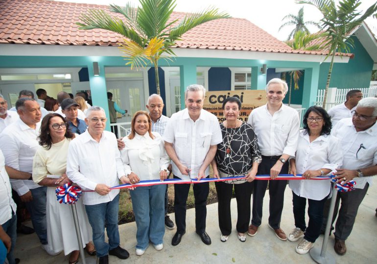 GALERÍA | Presidente Abinader inaugura nuevo Centro de Atención Integral a la Primera Infancia Los Mina Sur