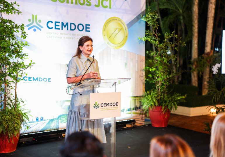 Raquel Peña resalta impacto de acreditación JCI de CEMDOE en sistema de salud dominicano