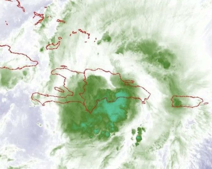 ONAMET descontinúa el aviso por condiciones de tormenta tropical