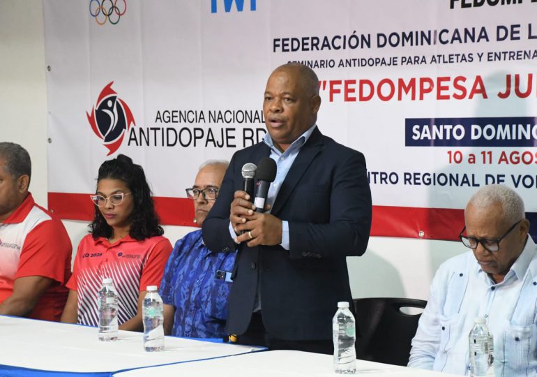 Federación de Pesas inicia “Seminario Antidopaje” para atletas y entrenadores