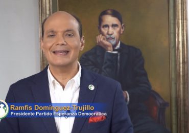 Ramfis Domínguez Truijillo insta a imitar a los Restauradores frente a la patria en peligro