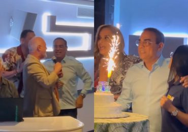 VIDEO | Con bailes y cantos, de la mano de familiares y amistades celebró Gilberto Santa Rosa su cumpleaños 61