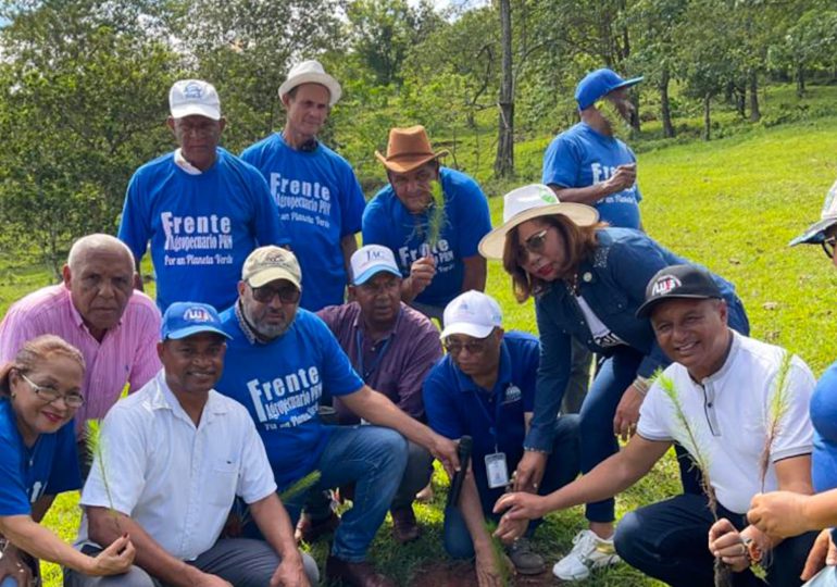 Frente Agropecuario PRM desarrolla 2da jornada de reforestación en provincia Monseñor Nouel