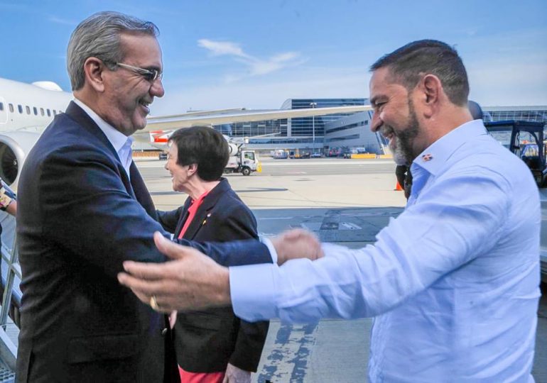 VIDEO | Presidente Luis Abinader llega a Nueva York