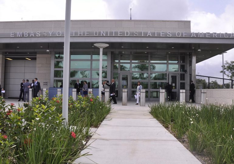 Embajada EEUU en RD estará cerrada al público del 22 al 23 de agosto por Franklin