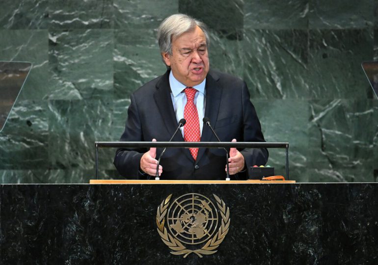 La humanidad ha abierto "las puertas del infierno", con la crisis climática, advierte el jefe de la ONU