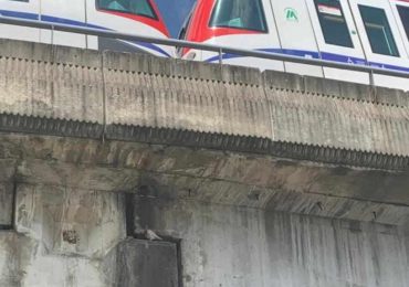 Chocan dos vagones del Metro SD en Villa Mella