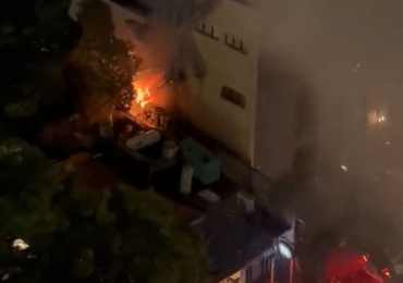 Registran incendio en Restaurante Peperoni en el Distrito Nacional