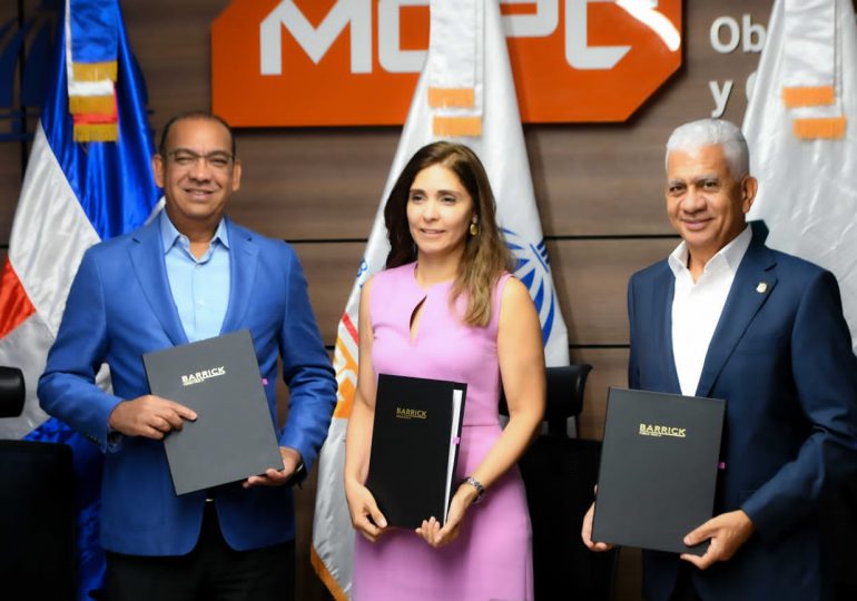 MOPC y empresa minera Pueblo Viejo suscriben acuerdo para diseño de circunvalación Piedra Blanca - El Copey