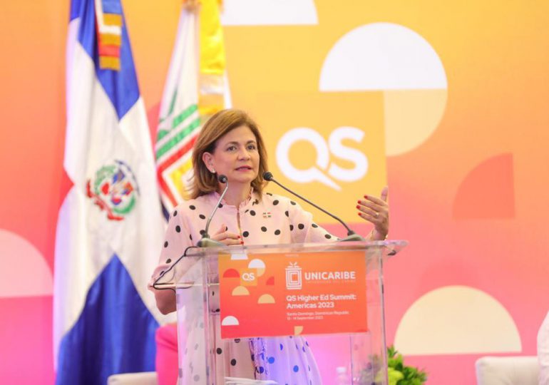 VIDEO | Vicepresidenta Raquel Peña llama a universidades de América Latina a trabajar juntos y elevar calidad de educación