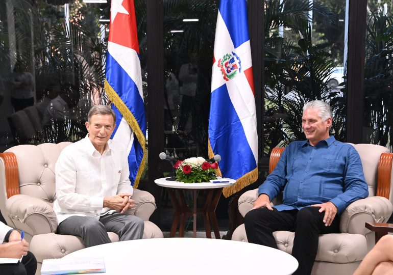 Presidente de Cuba Díaz-Canel recibe al ministro de Asuntos Exteriores de RD