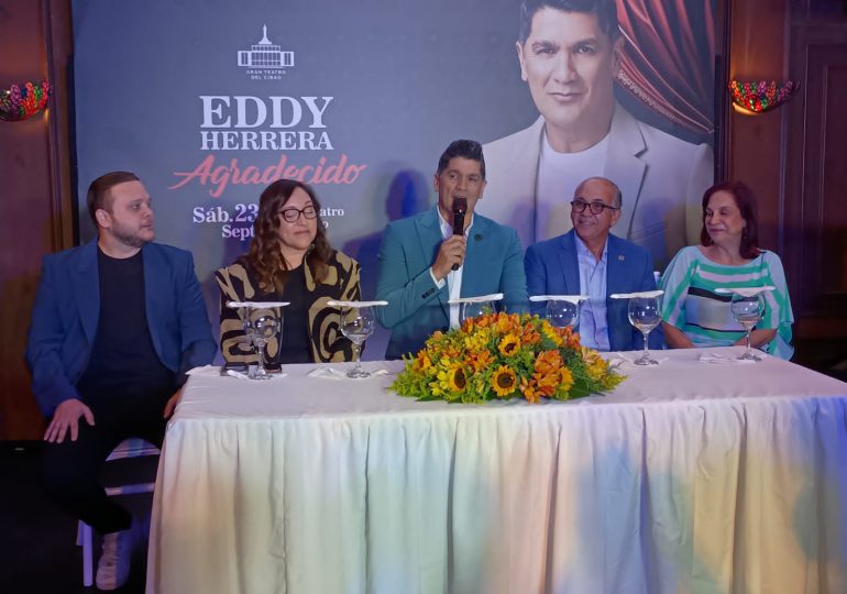 Maridalia Hernández, José Alberto "El Canario" y Wilfrido Vargas estarán en concierto “Agradecido” de Eddy Herrera