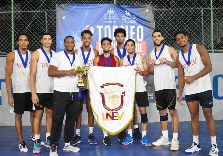 UNEV y UNAPEC campeones Torneo Voleibol Universitario