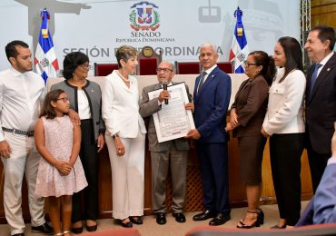 Senado reconoce a personalidades destacadas de Puerto Plata