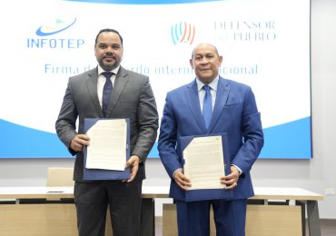 INFOTEP firma acuerdos con CONADIS y Defensor del Pueblo para impulsar inclusión y ciudadanía responsable