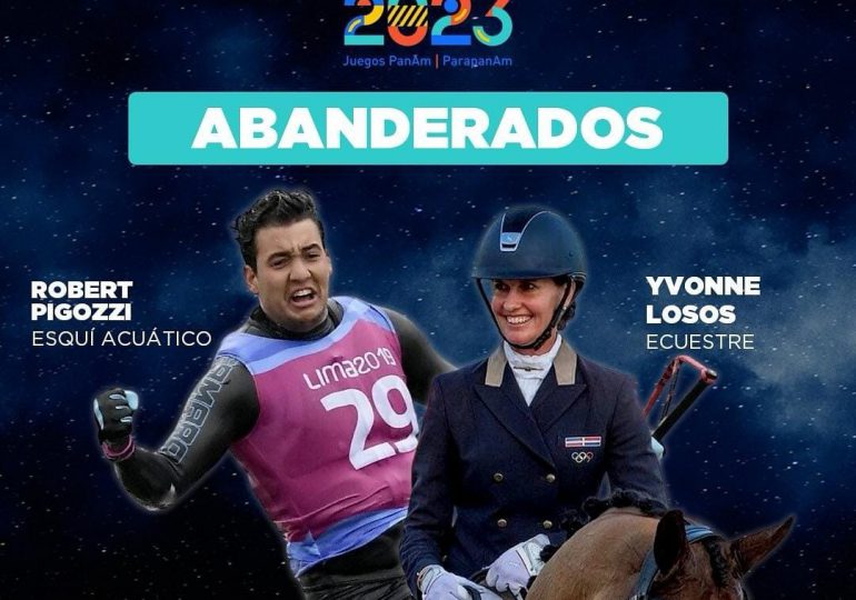 Santiago 2023 | Yvonne Losos y Robert Pigozzi seleccionados abanderados de RD para los Panamericanos