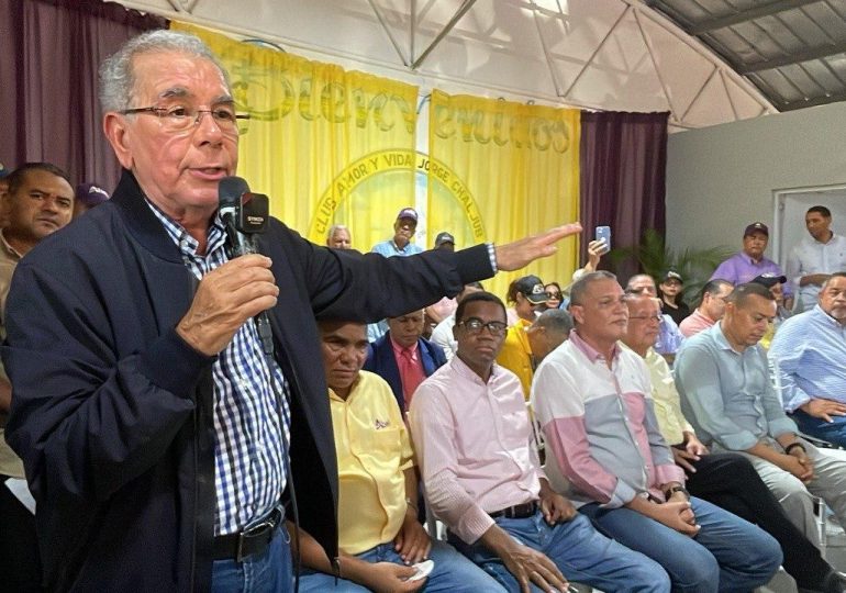 Danilo a peledeístas: "No se dejen engañar de nuevo, tienen que votar morado en febrero y mayo"