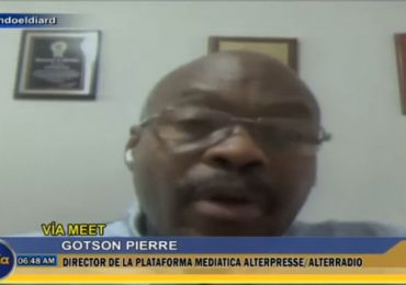 Periodista Gotzon Pierre dice "sorprende" silencio del gobierno haitiano ante situación en la frontera dominico-haitiana