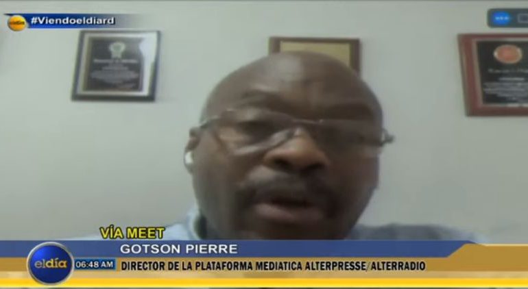 Periodista Gotzon Pierre dice "sorprende" silencio del gobierno haitiano ante situación en la frontera dominico-haitiana