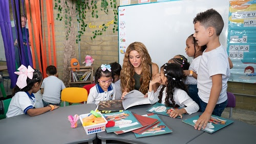 Shakira inaugura un nuevo colegio Pies Descalzos en Barranquilla