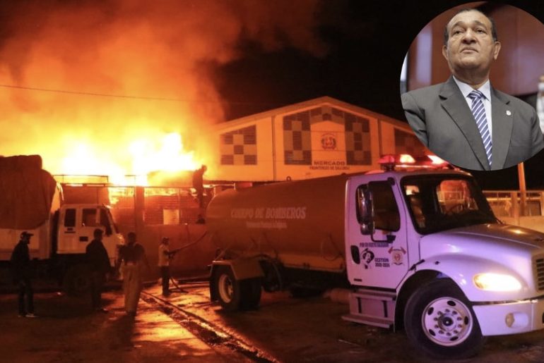VIDEO | Antonio Marte sobre incendio en mercado fronterizo de Dajabón: “Los haitianos le prendieron fuego”