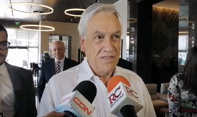 VIDEO | Expresidente de Chile Sebastián Piñera resalta importancia del sector minero en RD