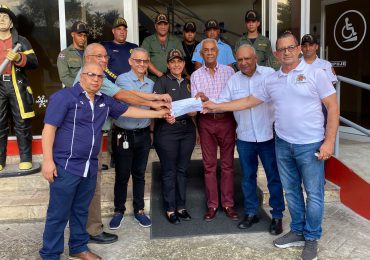 VIDEO | Concejo de apoyo a Jarabacoa aporta recursos para construir rampa a Cuerpo de Bomberos