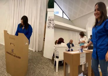 VIDEO | Faride Raful ejerce su derecho al voto en primarias del PRM; incentiva a compañeros para que participen