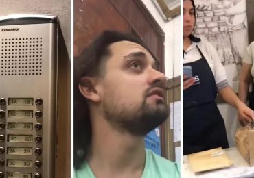 VIDEO | Repartidor de delivery se vuelve viral en las redes por la curiosa manera que entrega sus pedidos